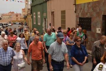 Misa, procesión y desfile de ganado en La Pardilla (Foto Francisco Javier Santana)